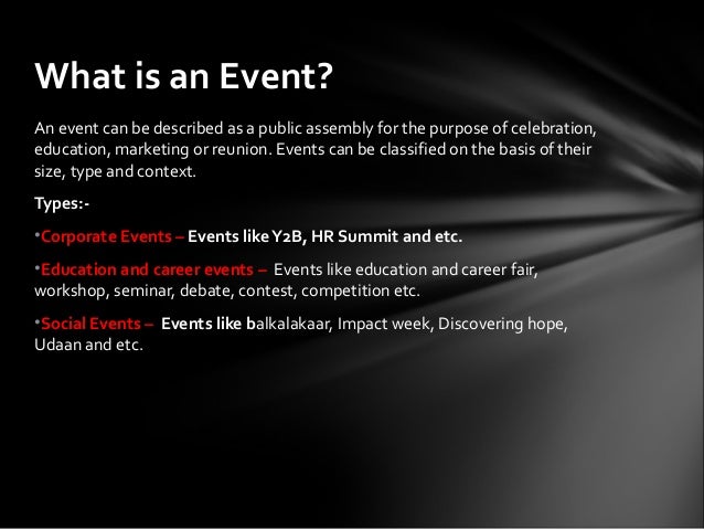 Event Management System Accruent