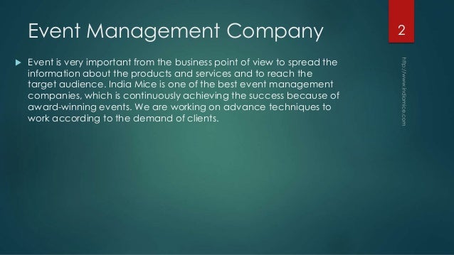 Professional Event Management Services