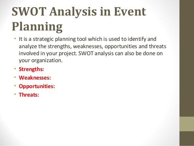 Event Analysis Event Management