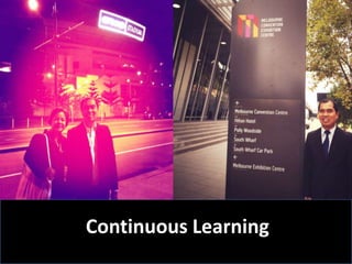 Continuous Learning
3 Lessons Event Management
 