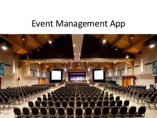 Event Management App
 