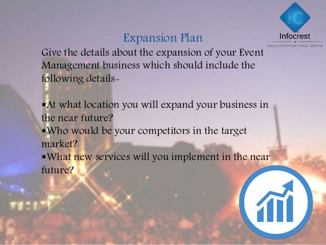 Business plan on event management slideshare picture