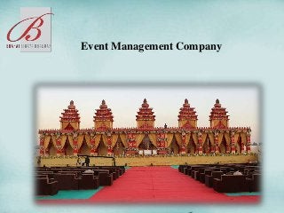 Event Management Company
 
