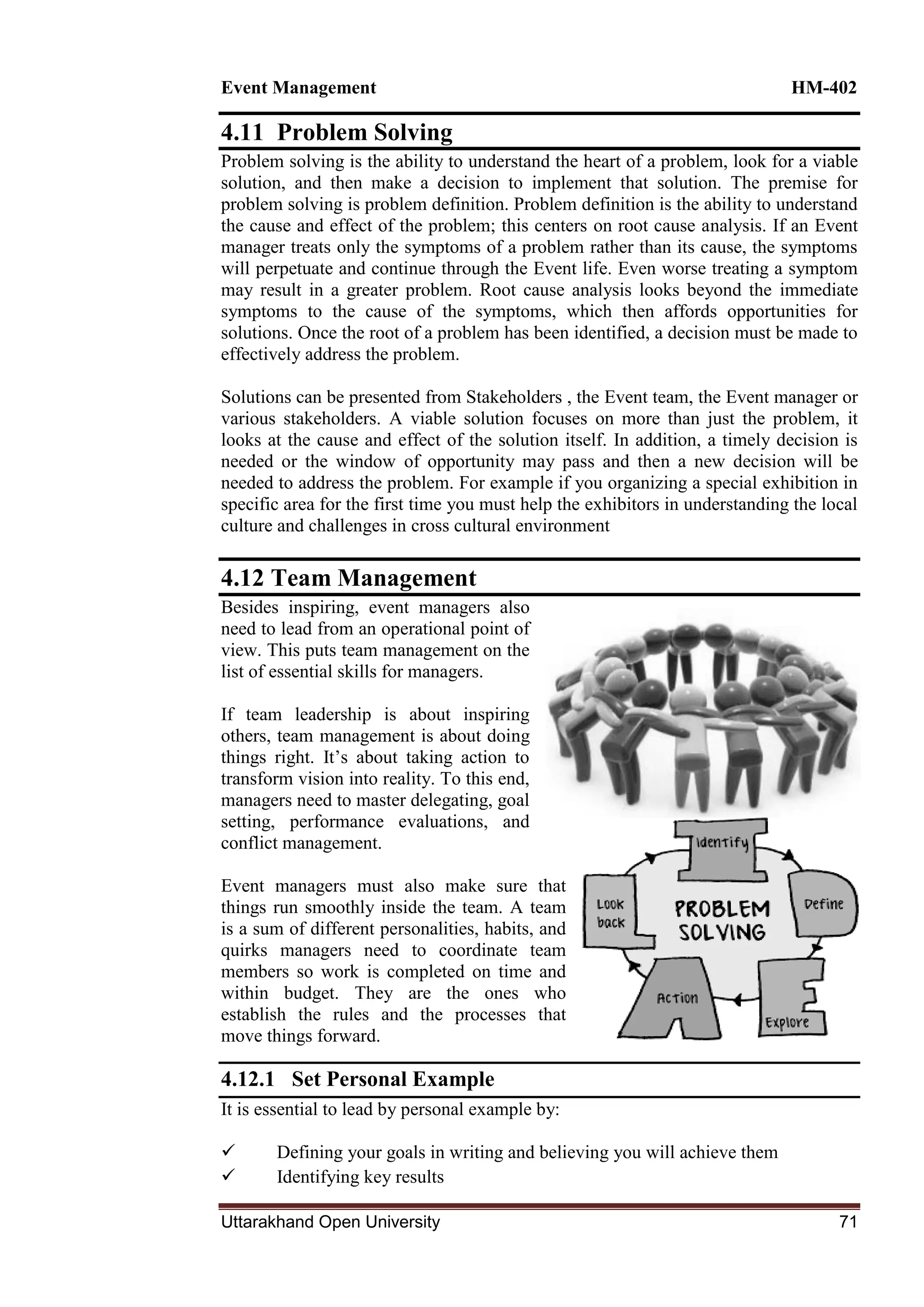 BBA EVENT MANAGEMENT material unit -notes | PDF