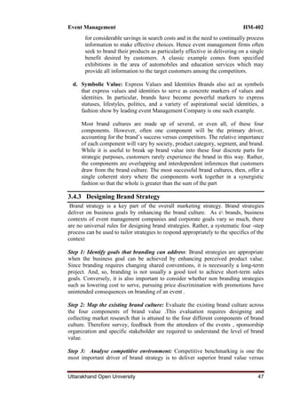 BBA EVENT MANAGEMENT material unit -notes | PDF