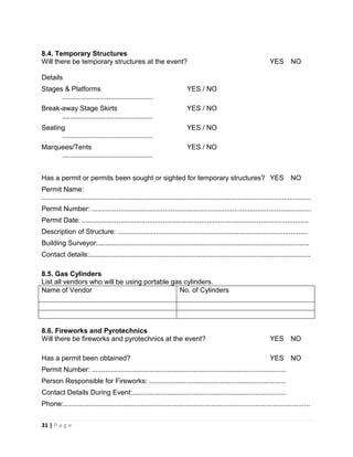 EVENT MANAGEMENT PLAN CHECKLIST AND GUIDE | PDF