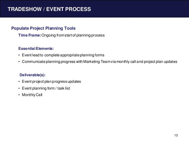 event management plan