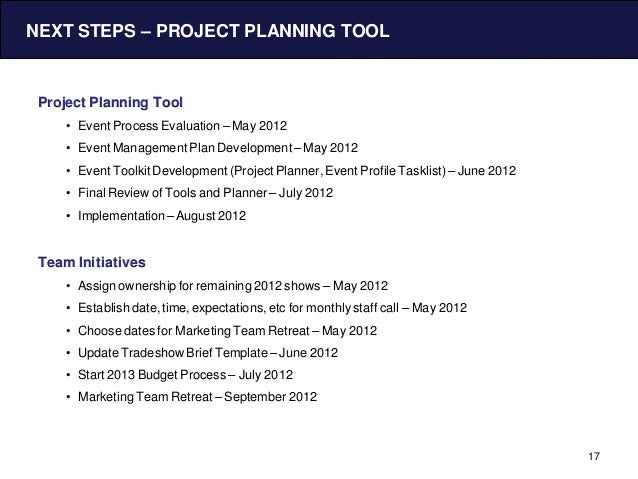 event management plan