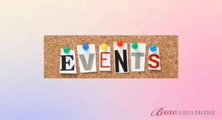 Event management raipur PPT Event management raipur PPT