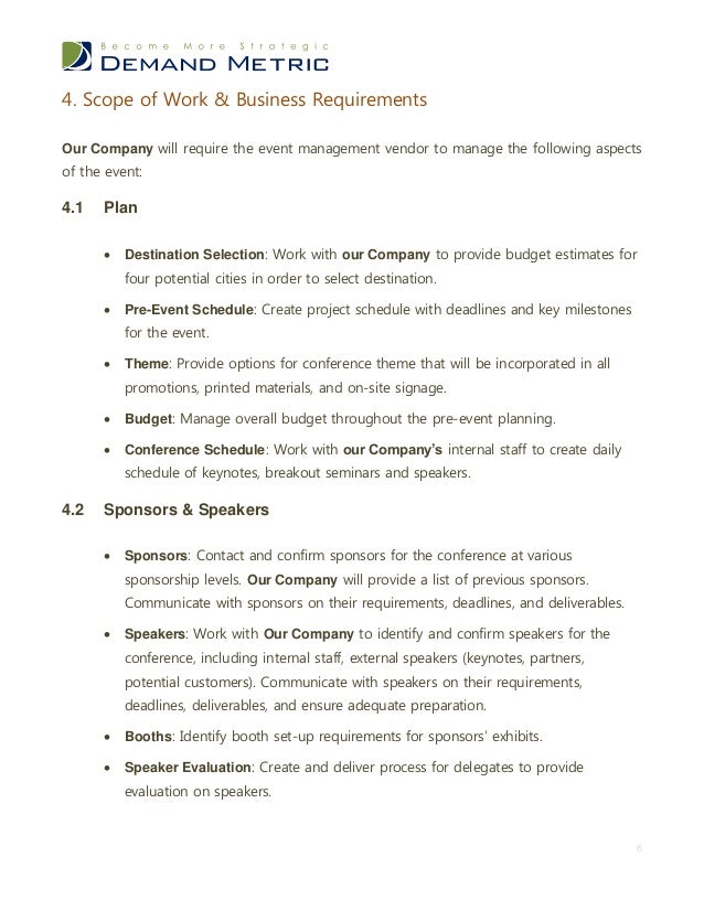 event coordinator template