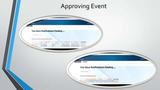 Event Approval Process Event management system | PPTX