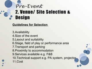 Event Management | PPT