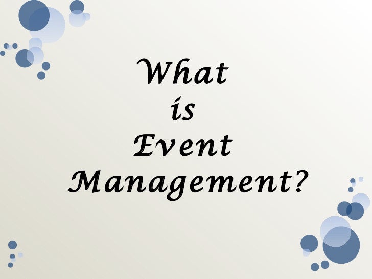 Event Management