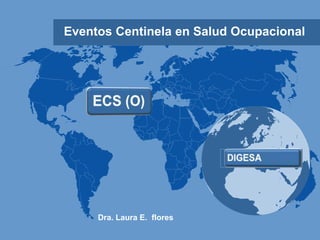 Eventos Centinela en Salud Ocupacional

Dra. Laura E. flores

 