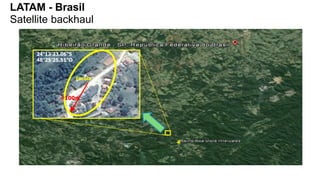 LATAM - Brasil
Satellite backhaul
24°13'33.06"S
48°25'25.51"O
Escola
~100m
 
