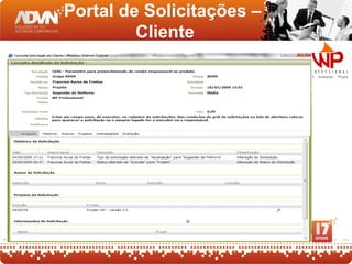 Portal de Solicitações –
         Cliente
 