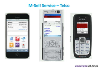 M-Self Service – Telco
 