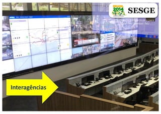 Secretaria Extraordinária para
Grandes Eventos - MJ
Interagências
 