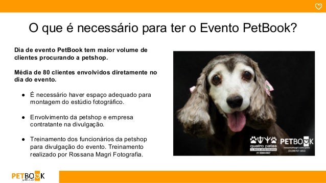evento pet book apresentação