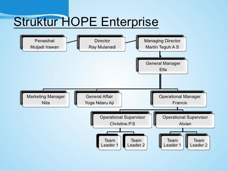 Struktur Organisasi Perusahaan Jasa Event Organizer