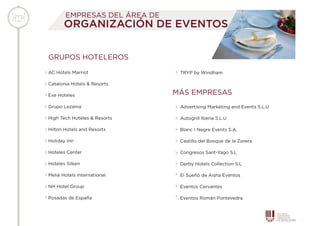 Prácticas en Empresas - Organización de Eventos
