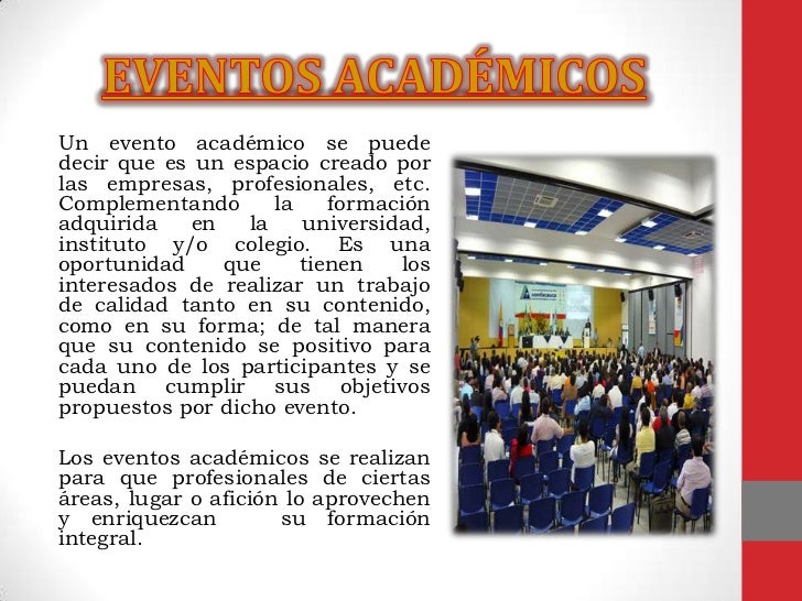 Eventos académicos