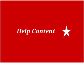 Help Content
 