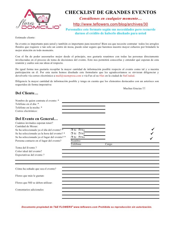 eventos empresariales formato de cotizacion para eventos
