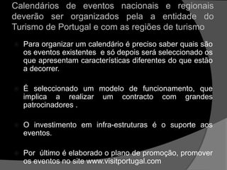Eventos turísticos