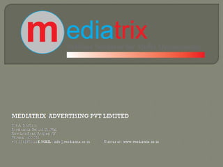 Event Management Company ~ Mediatrix Advertising