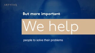 ARTSTAQ Event Pitch Deck