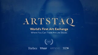 ARTSTAQ Event Pitch Deck