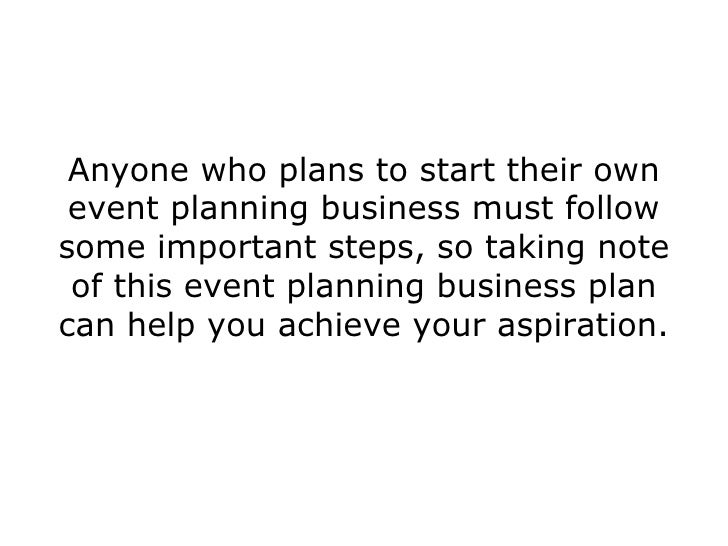 business plan for event planning business business plan for event planning business