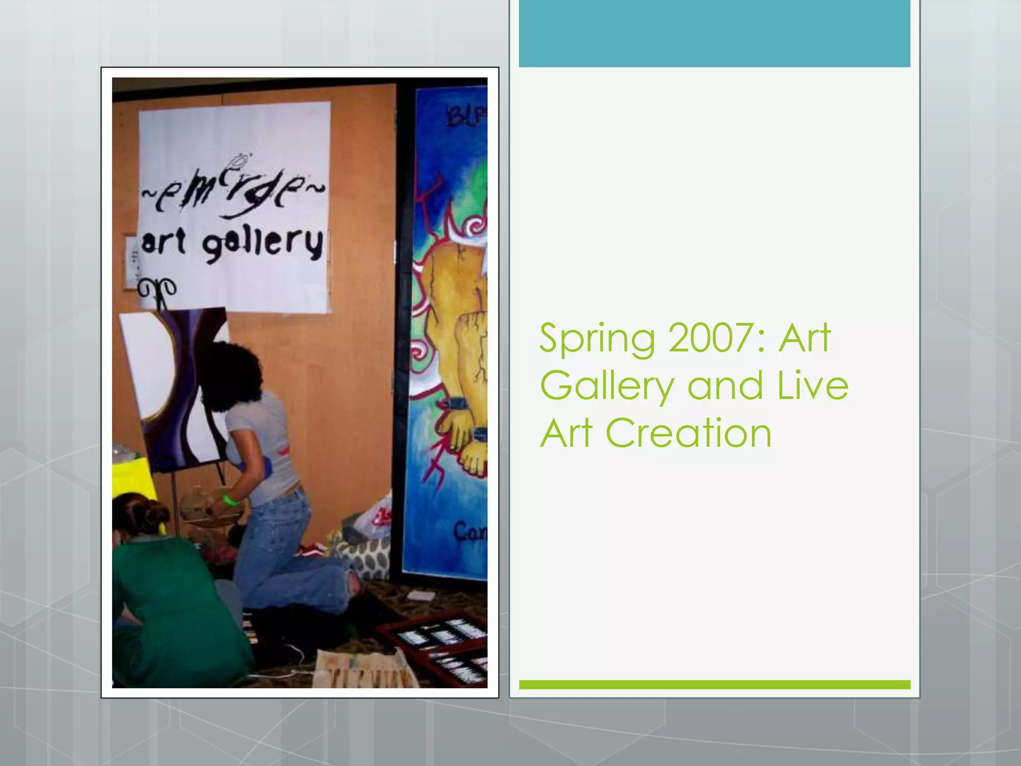 What I Learned: Hire a photographer! With all the planning and the great reception, one regret was that I did not ensure the event was properly recorded.2nd Show: Fall 2007Size: approx.100 guests