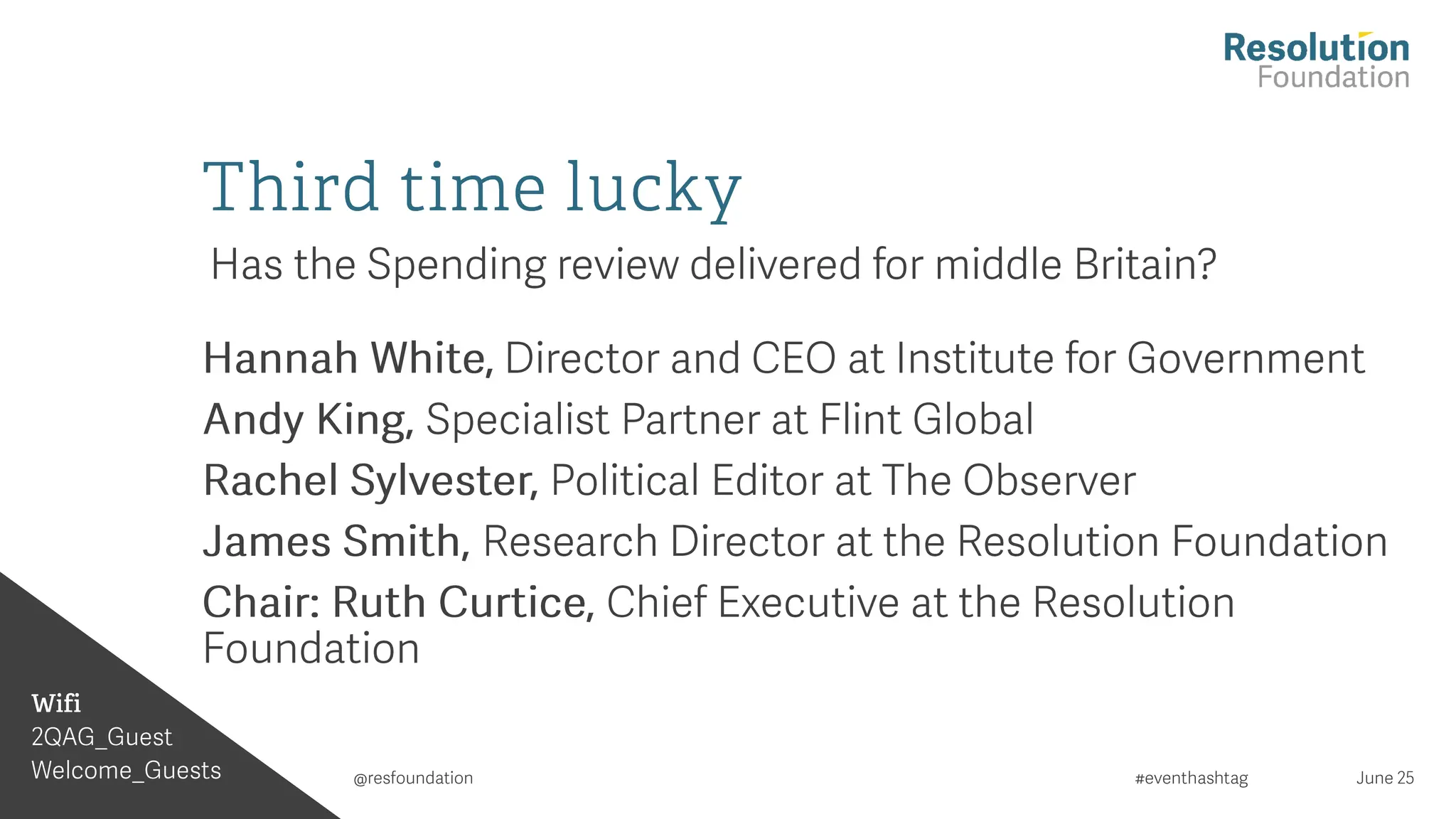 Spending Review 2025 Event Presentation RF