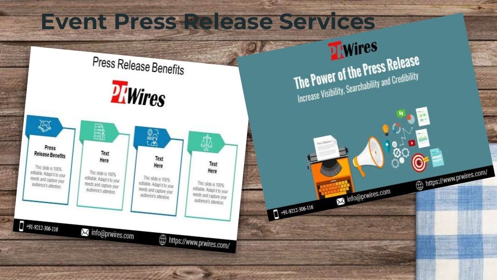 Event Press Release Services
 