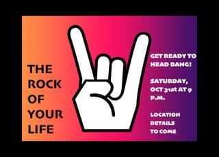 Media Technology - Event Flier