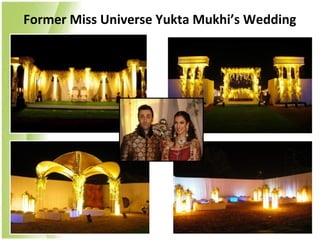 Former Miss Universe Yukta Mukhi’s Wedding
 