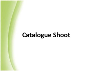 Catalogue Shoot
 