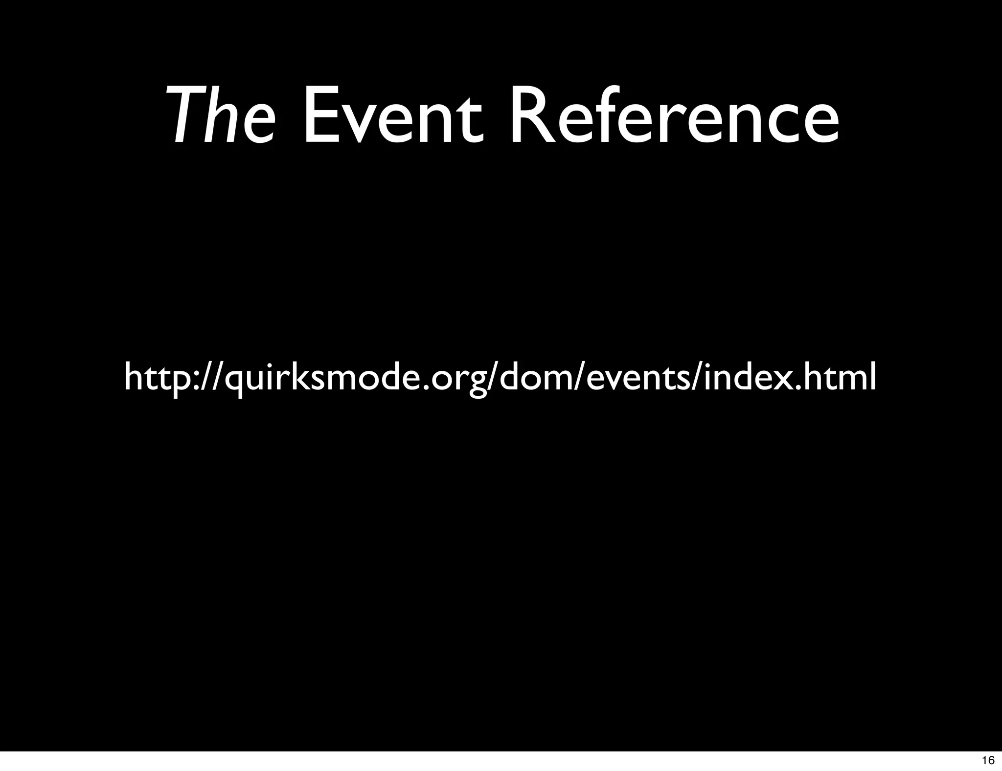 JavaScript From Scratch: Events