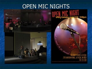 OPEN MIC NIGHTS 
