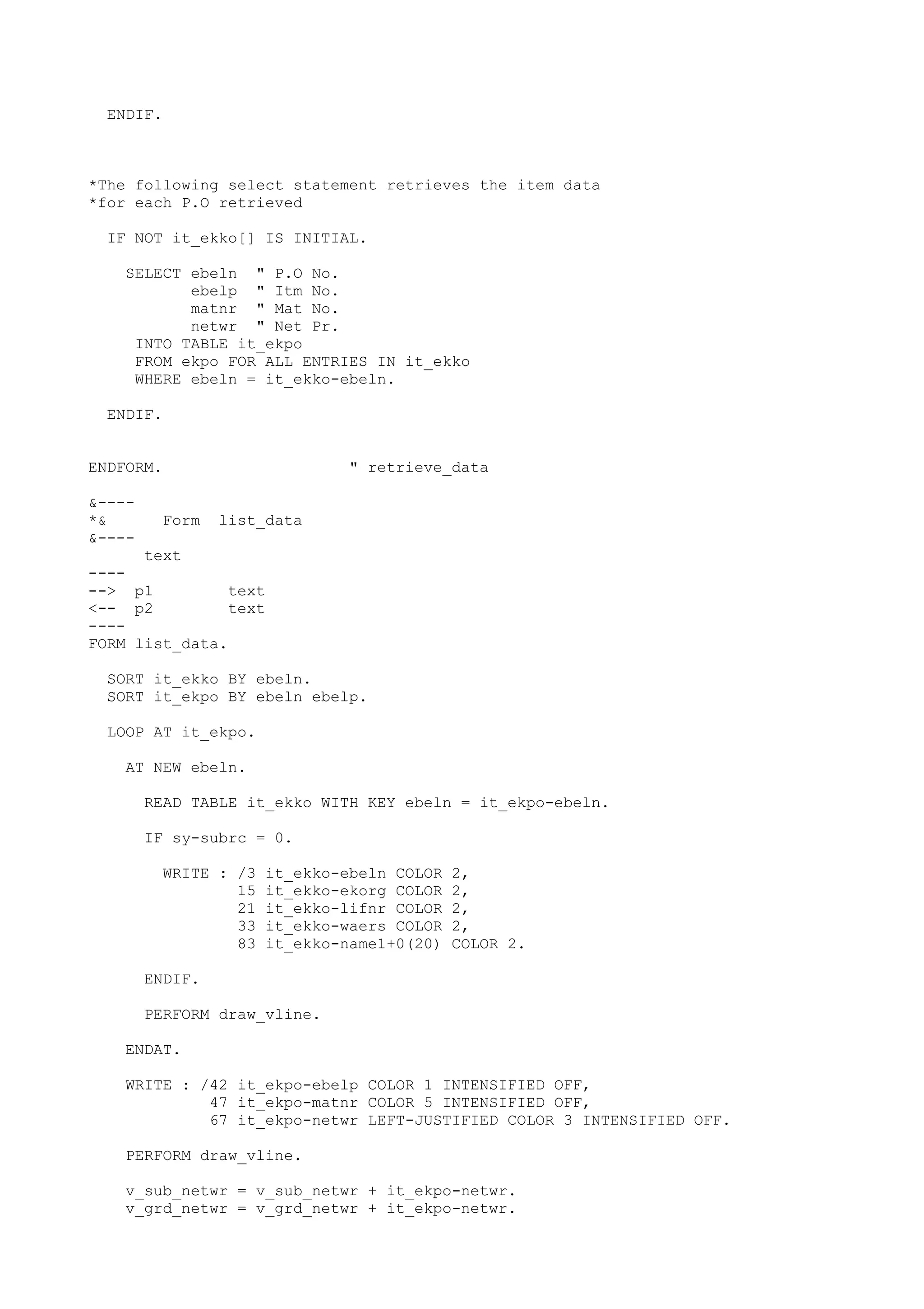 ABAP EVENTS EXAMPLE | PDF