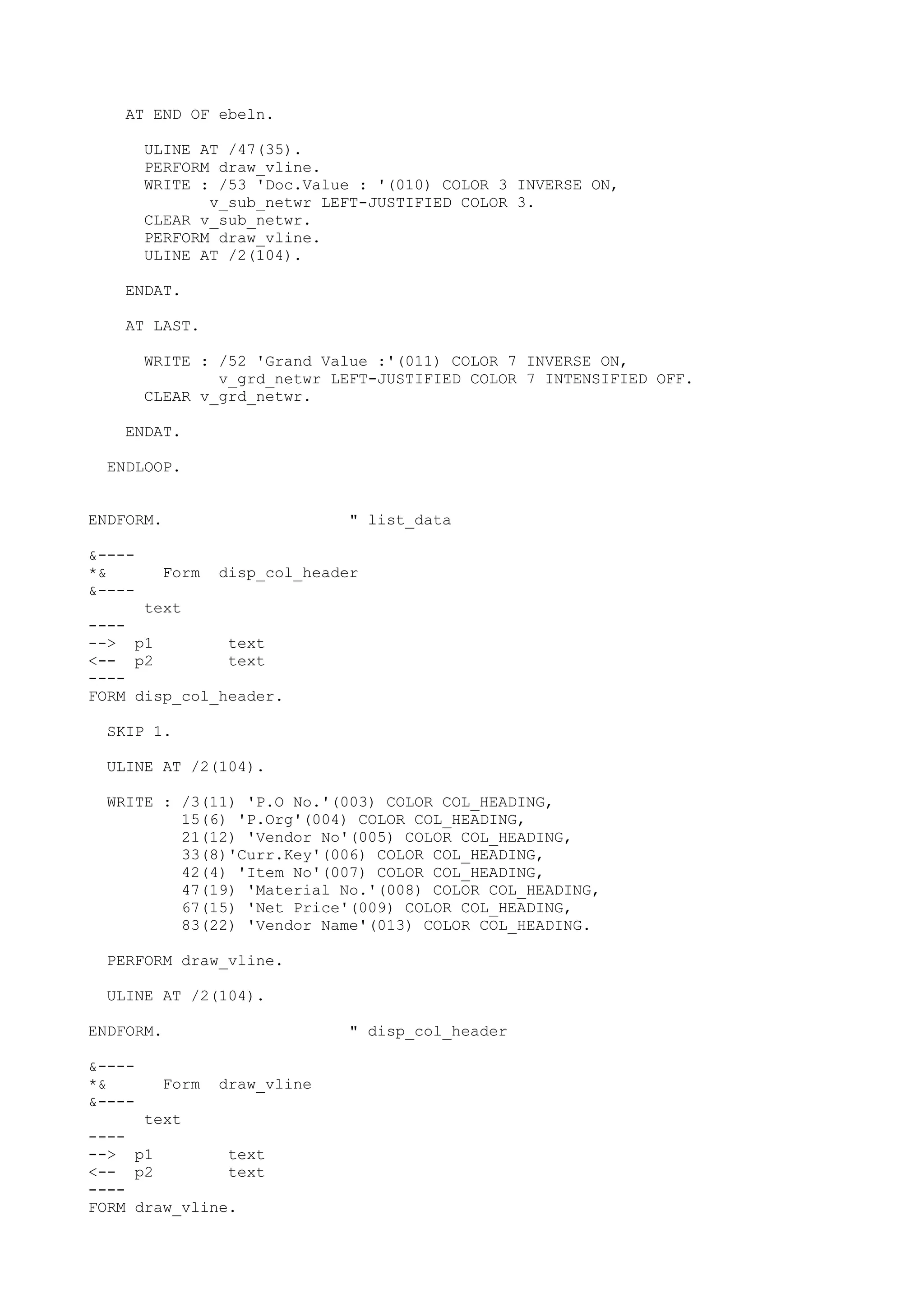 ABAP EVENTS EXAMPLE | PDF
