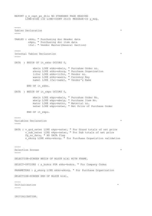ABAP EVENTS EXAMPLE | PDF