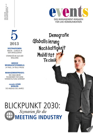 Events - Das Management-Magazin für Live-Kommunikation 05.13