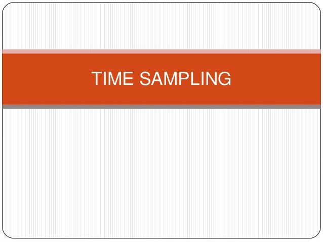 Event sampling