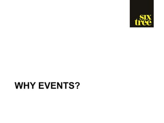WHY EVENTS?
 