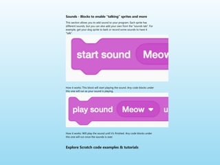 Events blocks in Scratch this is ppt for students | PPTX