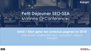 SEO – Votre priorité 2018
optimiser les performances de votre site Web
Actualités SEO, Content marketing et E-commerce, Go...