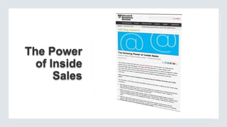 The Power
of Inside
Sales

 